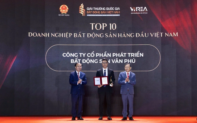 Văn Phú vào Top 10 doanh nghiệp bất động sản hàng đầu Việt Nam